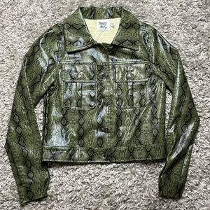 NEW Princess Polly snakeskin jacket